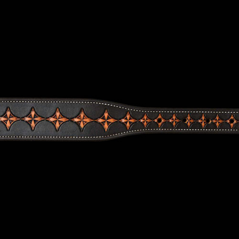 Double Cross Solitaire Tapered Belt