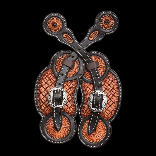 PULL THROUGH DOUBLE WEAVE SPUR STRAP