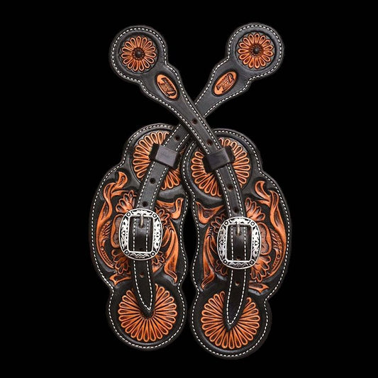 PULL THROUGH FLORAL SPUR STRAP