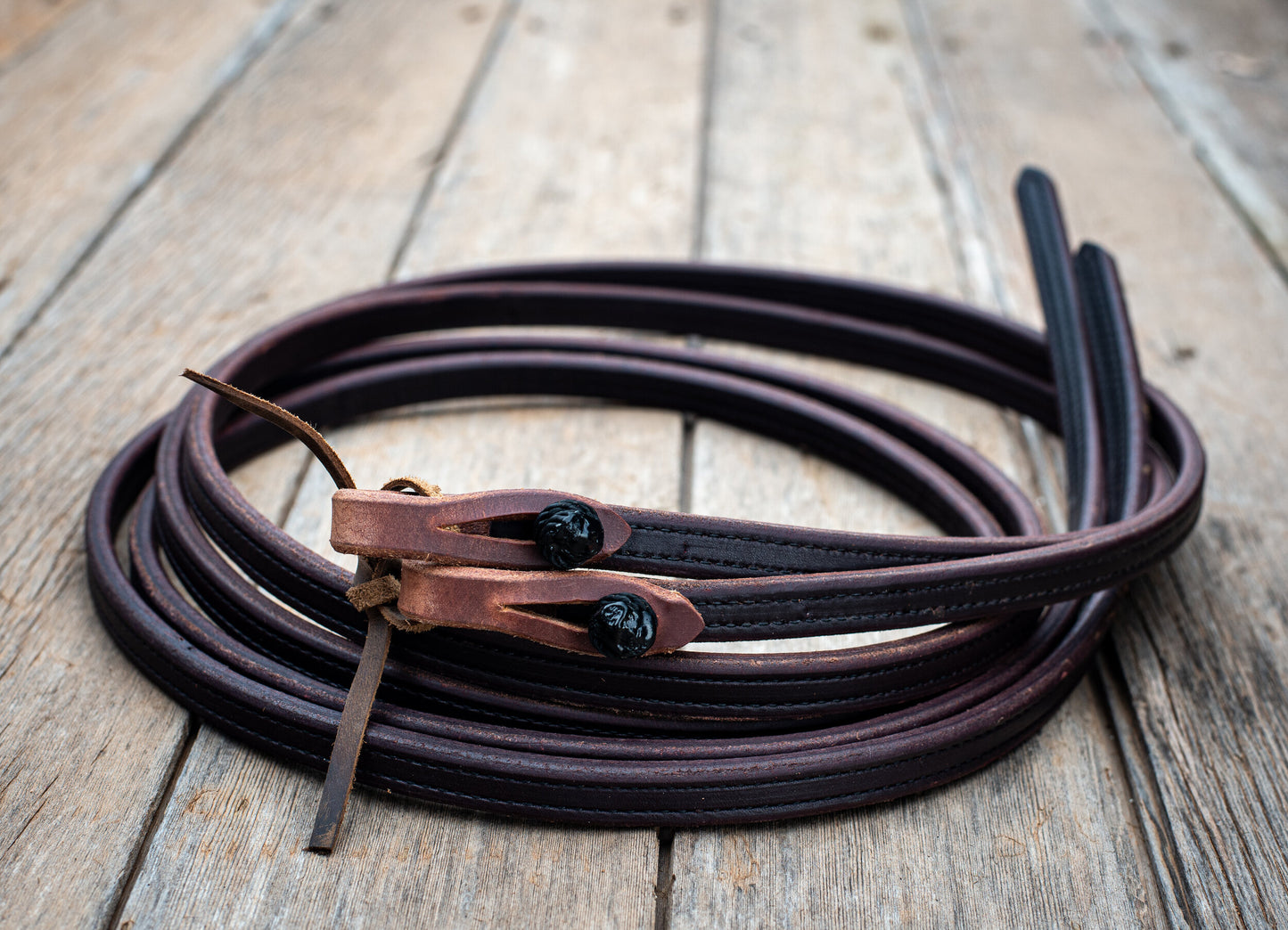 Double Stitched Latigo Reins