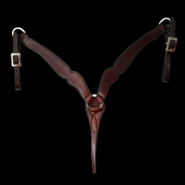 SHAPED BORDEAUX BREAST COLLAR