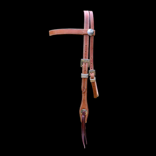 Harness Leather Brow Band Headstall
