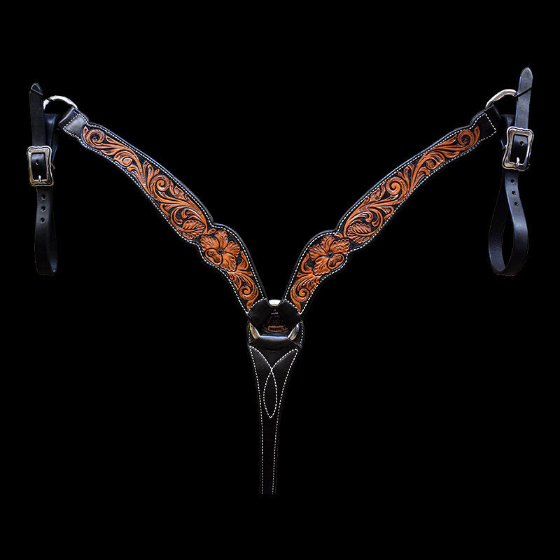 SHAPED FLORAL BREAST COLLAR